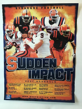 Lot of 11 Syracuse University Football Schedule Posters 2007 - 2021 Size 18x24