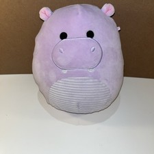 Hanna Lilac Hippo Squishmallows 20cm 8inch Soft Collectable Plush Toy Swing  