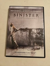 Sinister DVD Digital Copy Ultraviolet Ethan Hawk Scary Horror Pre-owned 