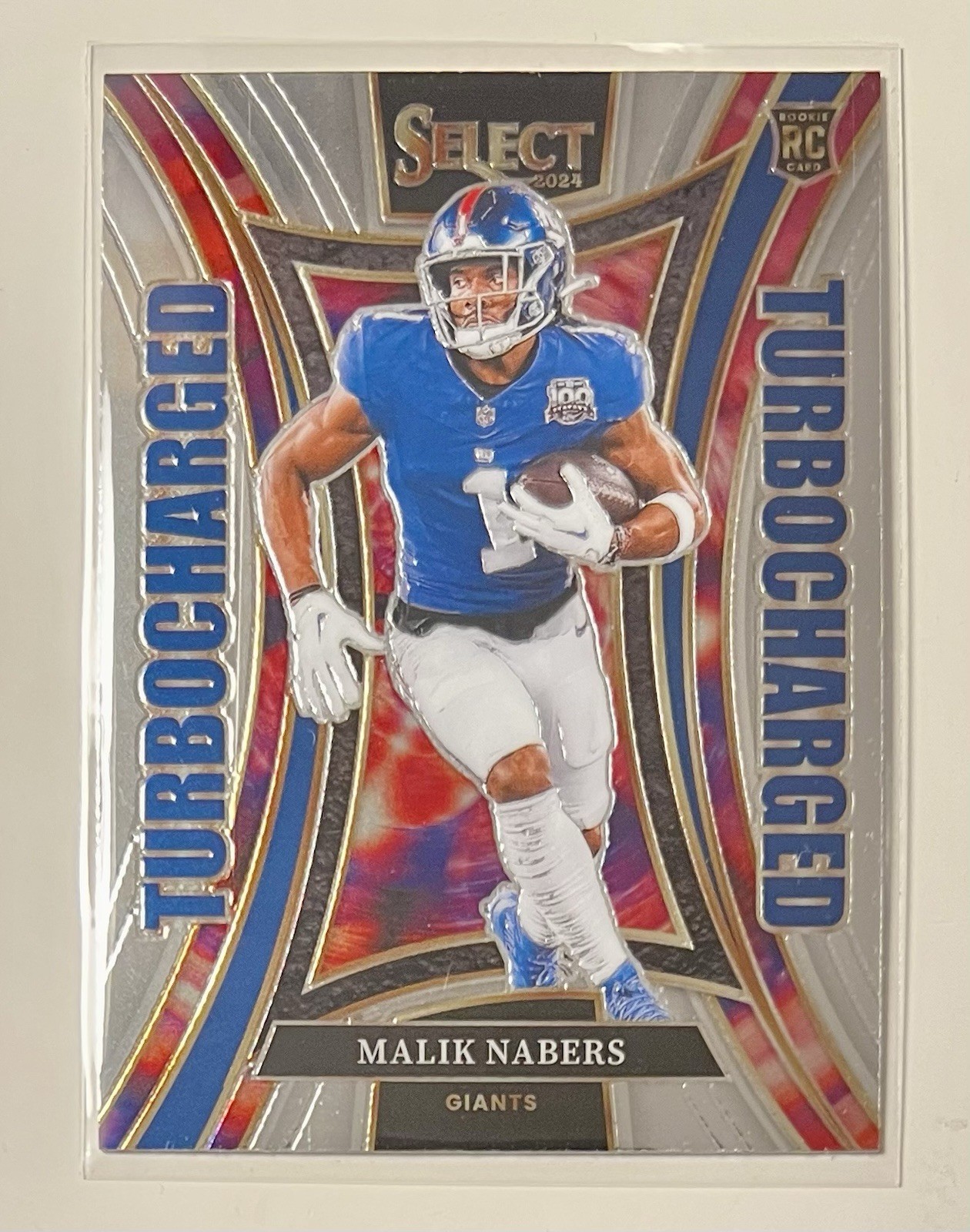 2024 PANINI SELECT RC MALIK NABERS TURBOCHARGED ROOKIE INSERT CARD #15