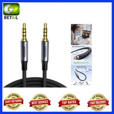 UGREEN 3.5mm Audio Cable Braided 4-Pole TRRS Hi-Fi Stereo Jack Shielded Male to