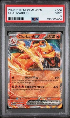 Charizard EX 006/165 Sv: Scarlet & Violet 151 Holo PSA 10