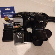 OLYMPUS E 520 Digital Single Lens Reflex Camera Lens and More