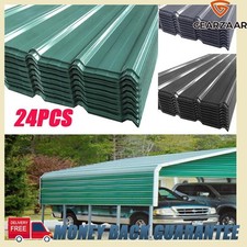 24x Metal Cladding Roof Corrugated Garage Shed Roofing Panels Sheets-waterproof