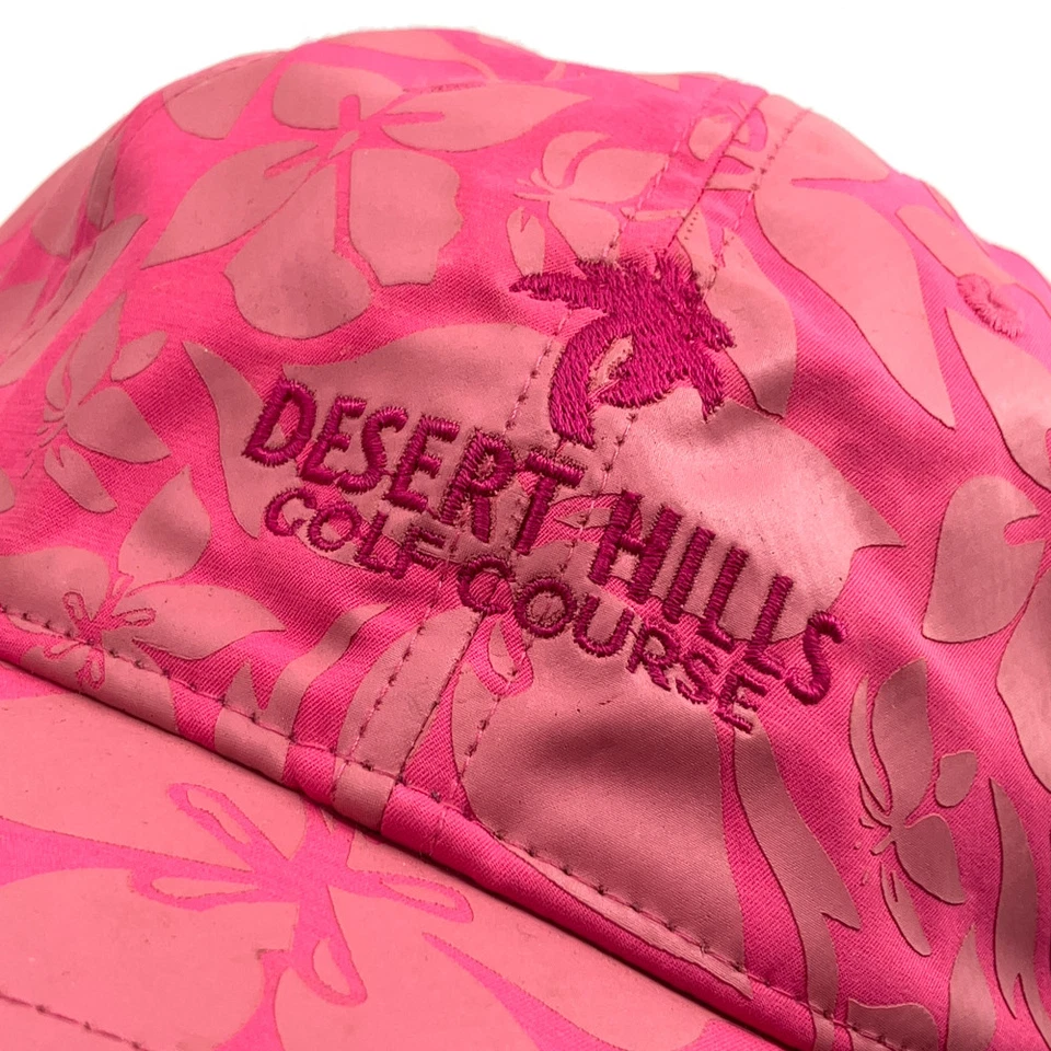 Бейсболка Desert Hills поле для гольфа розовый цветочный узор - Изображение 3 из 4