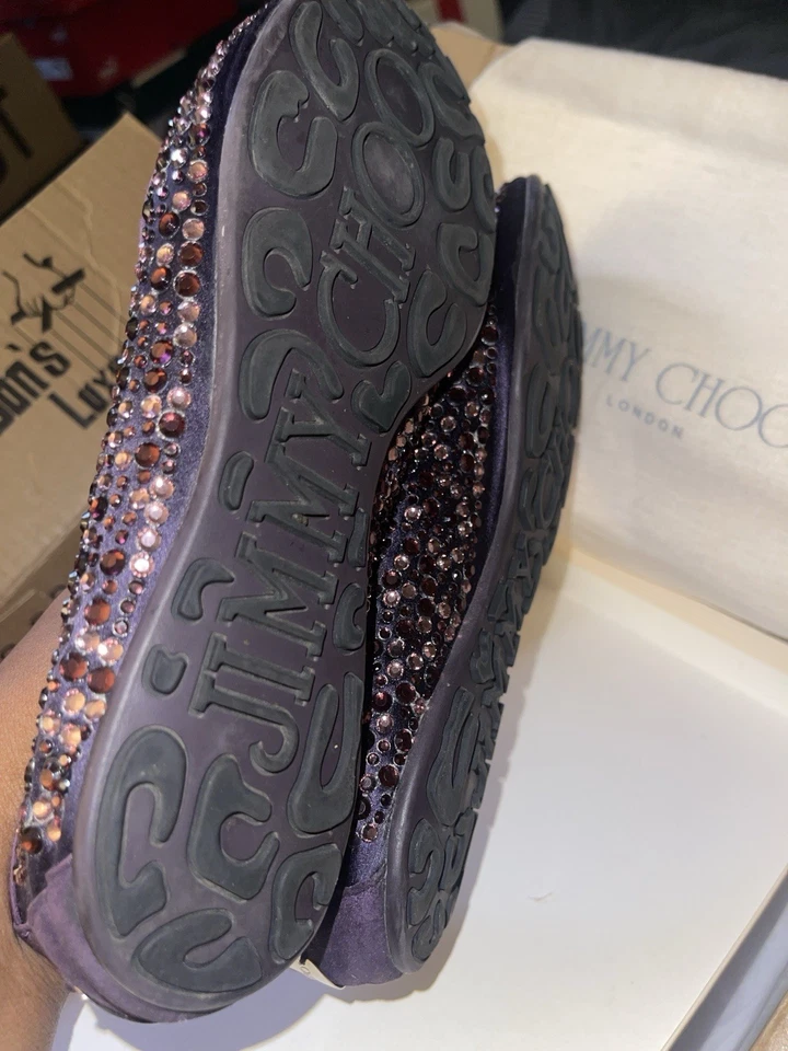 Jimmy Choo Flats | Jimmy Choo Ballerina Flats - Image 4 of 4