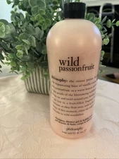 Philosophy Wild Passionfruit Shampoo Shower Gel & Bubble Bath 32 oz NEW SEALED