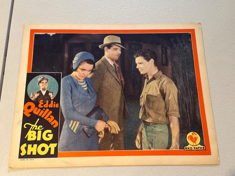 BIG SHOT MAUREEN O'SULLIVAN  EDDIE QULLAN RARE  1931
