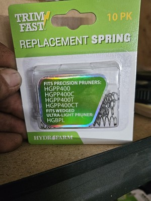 Hydrofarm Precision Pruner Spring Pack of 10 - replacement springs scissors New