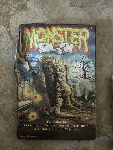Monster Smash - Datamost - 1983 / Commodore 64 Game Box Manual