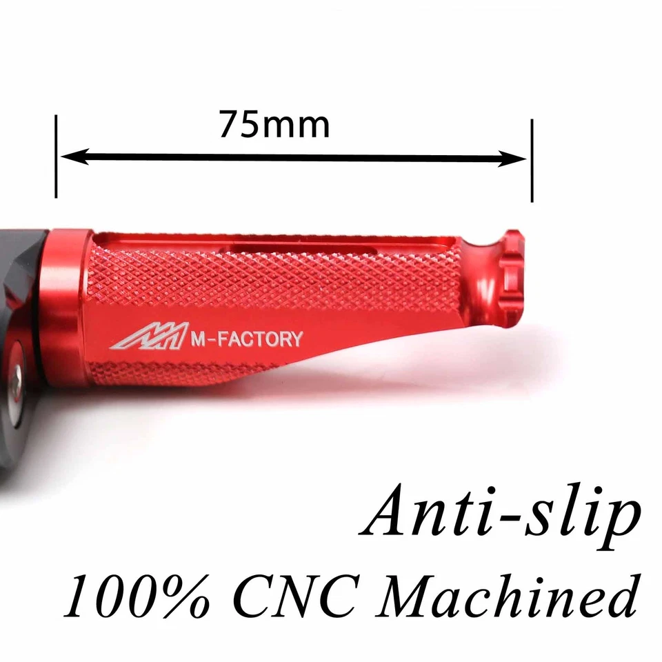 Clavijas de pie rojas MFP para motocicletas CNC para Honda CB1000R 08-24 23 22 21 20 Foto 4 de 4