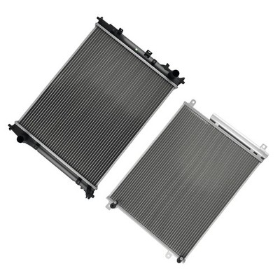 Aluminum Cooling Radiator & Condenser for Honda Civic 2016-2019 CSF3780 Assembly
