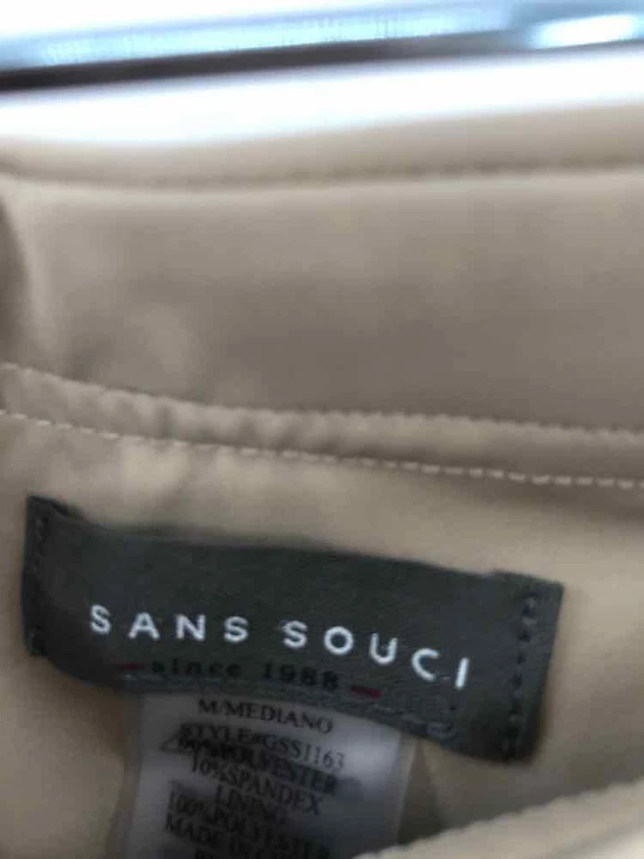 Minifalda de segunda mano Sans Souci bronceada talla mediana línea A Foto 3 de 3