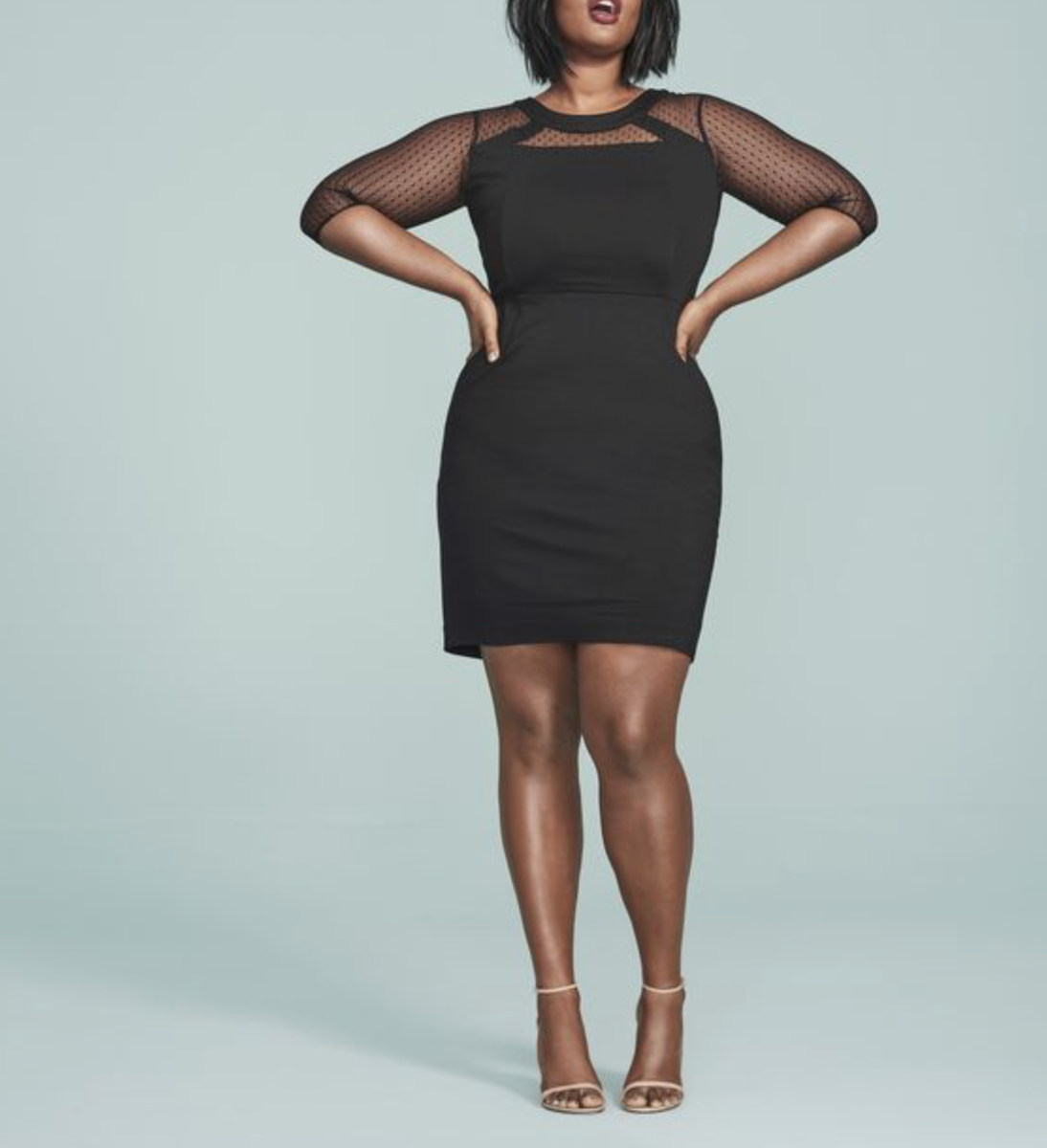 womens black mesh dress Oasis Mesh Dress - / Black- Size2XL