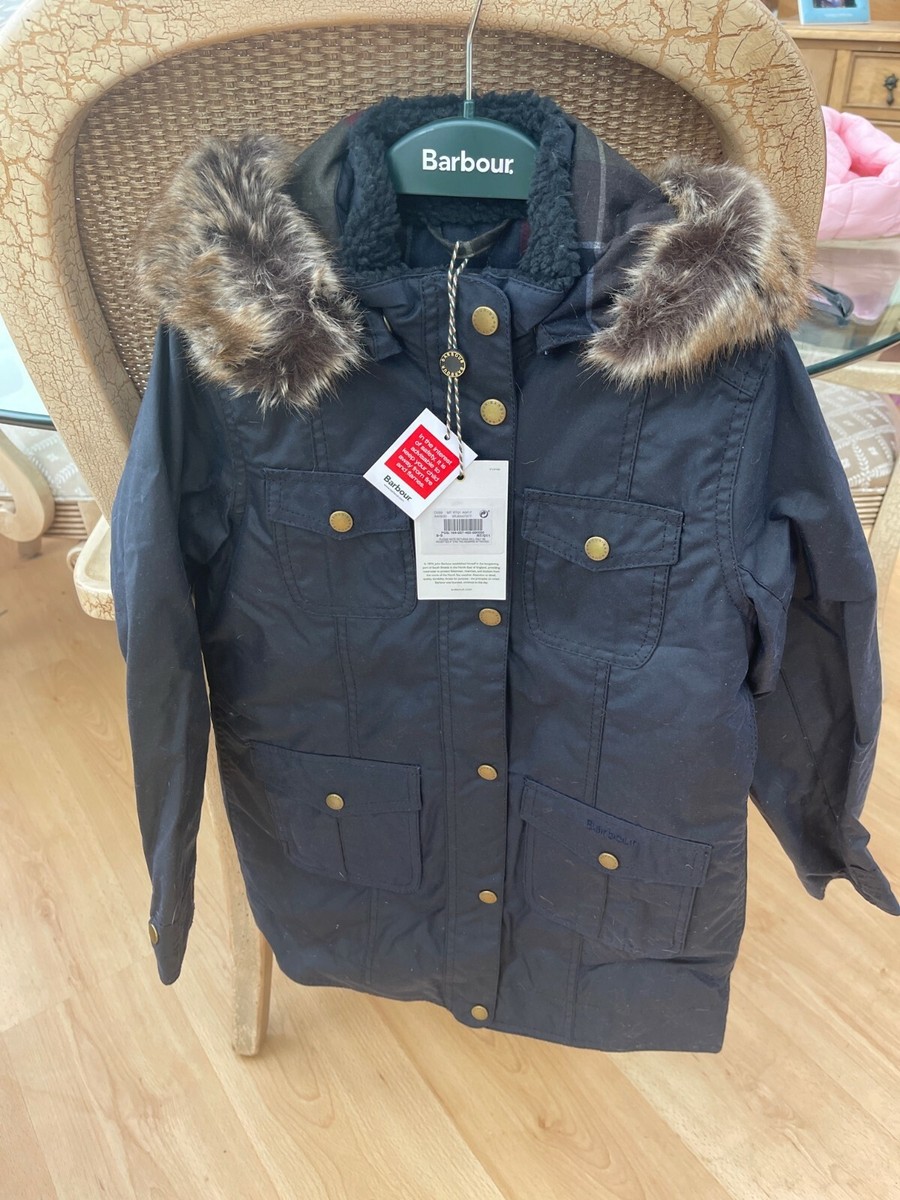 Barbour girls waterproof jacket brand new with tags £99 UK