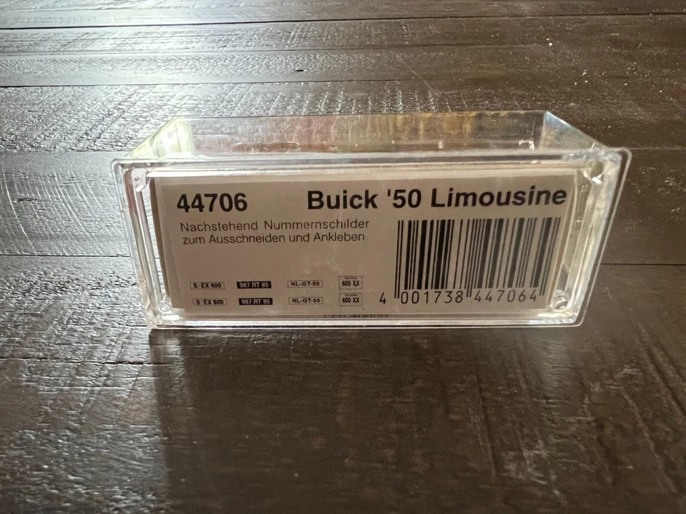 Busch #44706 1:87 Buick Limusina 1950 Gris Nuevo Foto 2 de 4