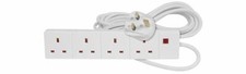 Image of Mercury 4-Way Extension Lead, Neon