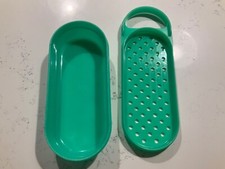 Vintage Tupperware 2 Piece Cheese Grater Cont...