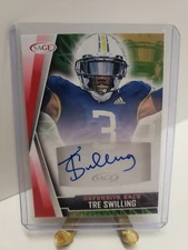 2022 Sage Low Series Tre Swilling Rookie Auto A-TS Georgia Tech Defensive Back