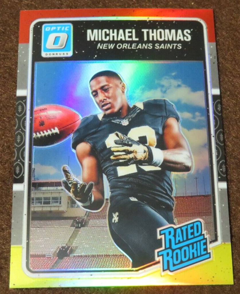 11061 2016 OPTIC MICHAEL THOMAS #186 RED YELLOW