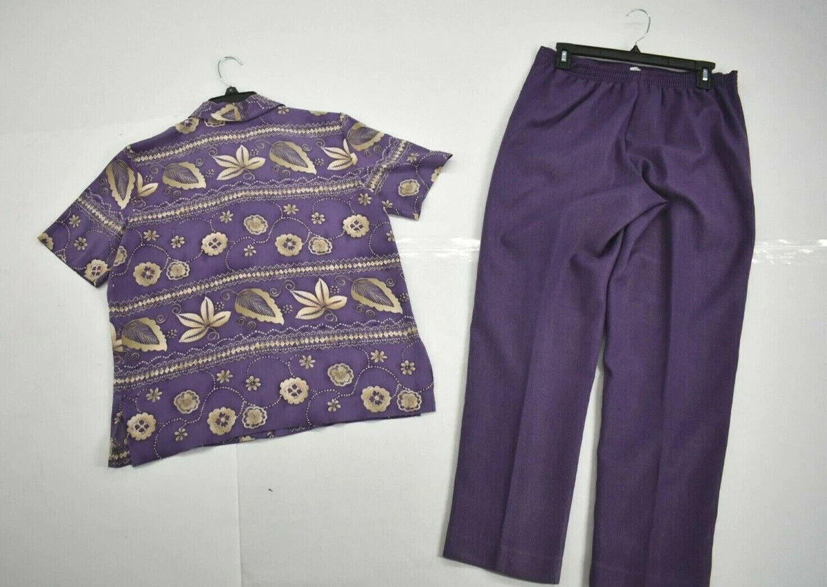 Alfred dunner petite pant best sale suits