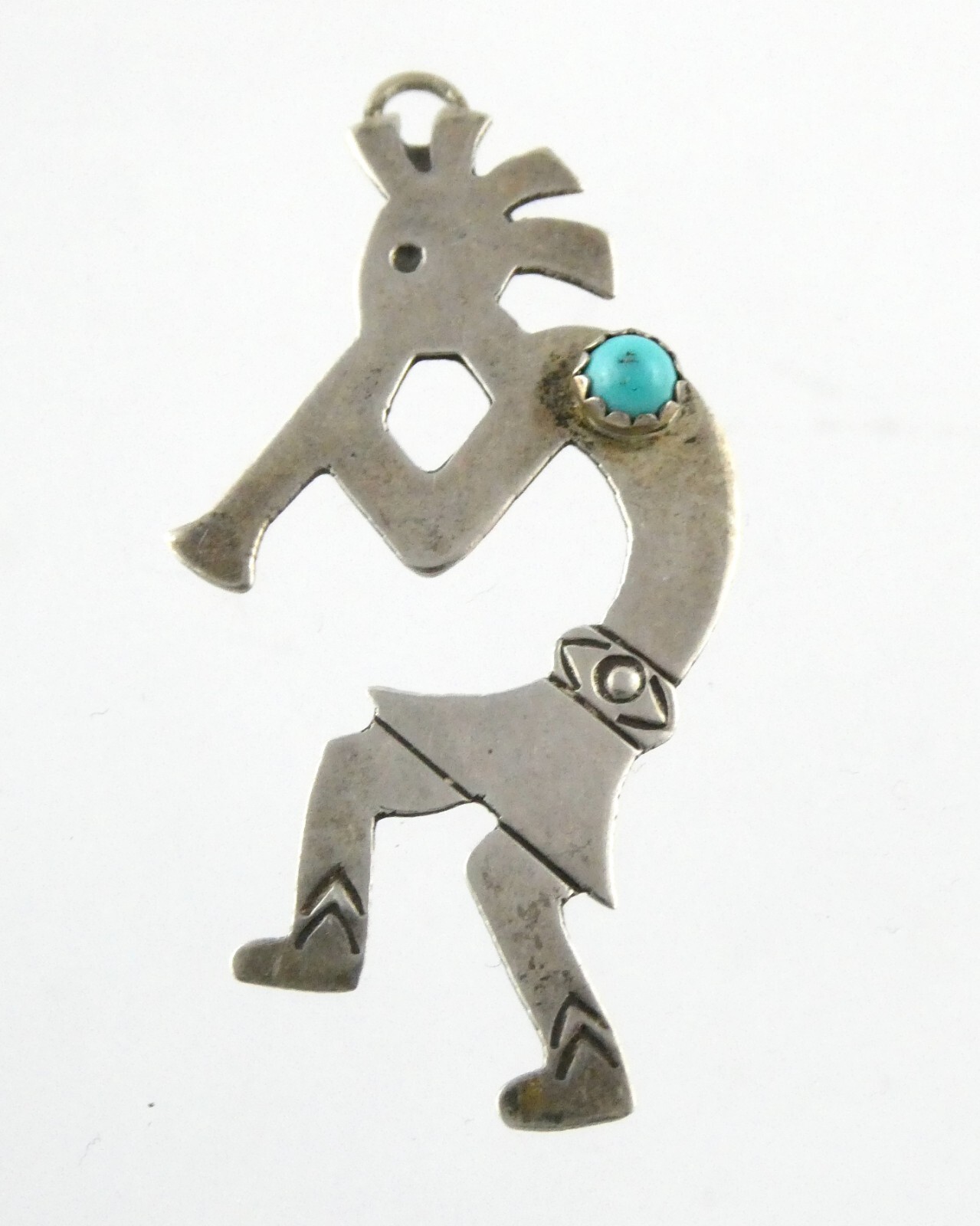 Geraldine Yazzie Native American Navajo Kokopelli Pen… Gem