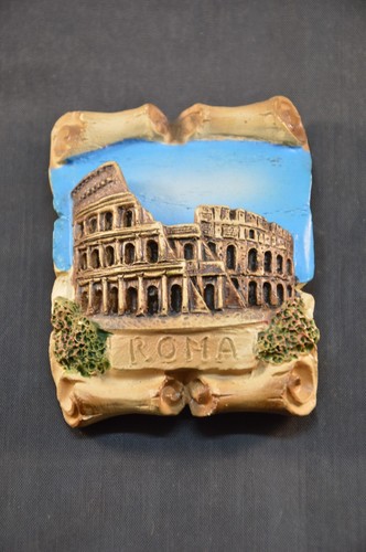 Magnete Da Frigorifero Roma Italia 3D - Souvenir Turistico In Resina, 4,4x8,1cm