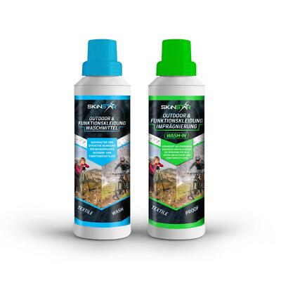 SkinStar Outdoor & Funktionskleidung Waschmittel +Wash-In Imprägnierung je 500ml