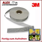 2 Meter - 3M Scotchlite 7160 WEISS Reflexmaterialien Reflektorfolie Kleidung