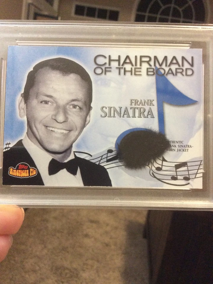 2001 Topps - FRANK SINATRA - Authentic Jacket Relic - GMA Auth - Image 3 of 4