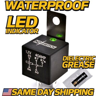 12V Waterproof Relay fits Encore Caliber Pro 52'' 60'' Bush Hog RS2650B 50''