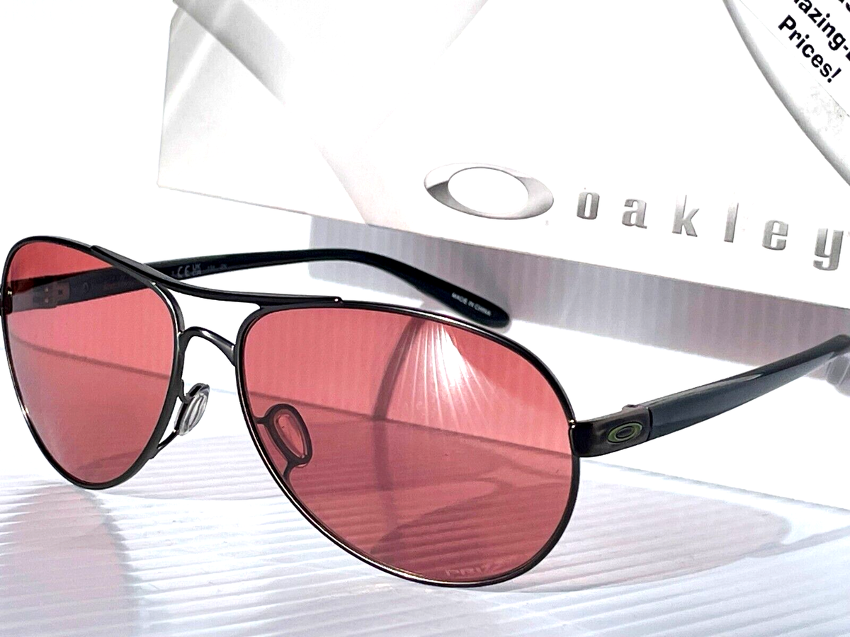 NEW Oakley FEEDBACK Gunmetal Satinato PRIZM Dark Golf Peach