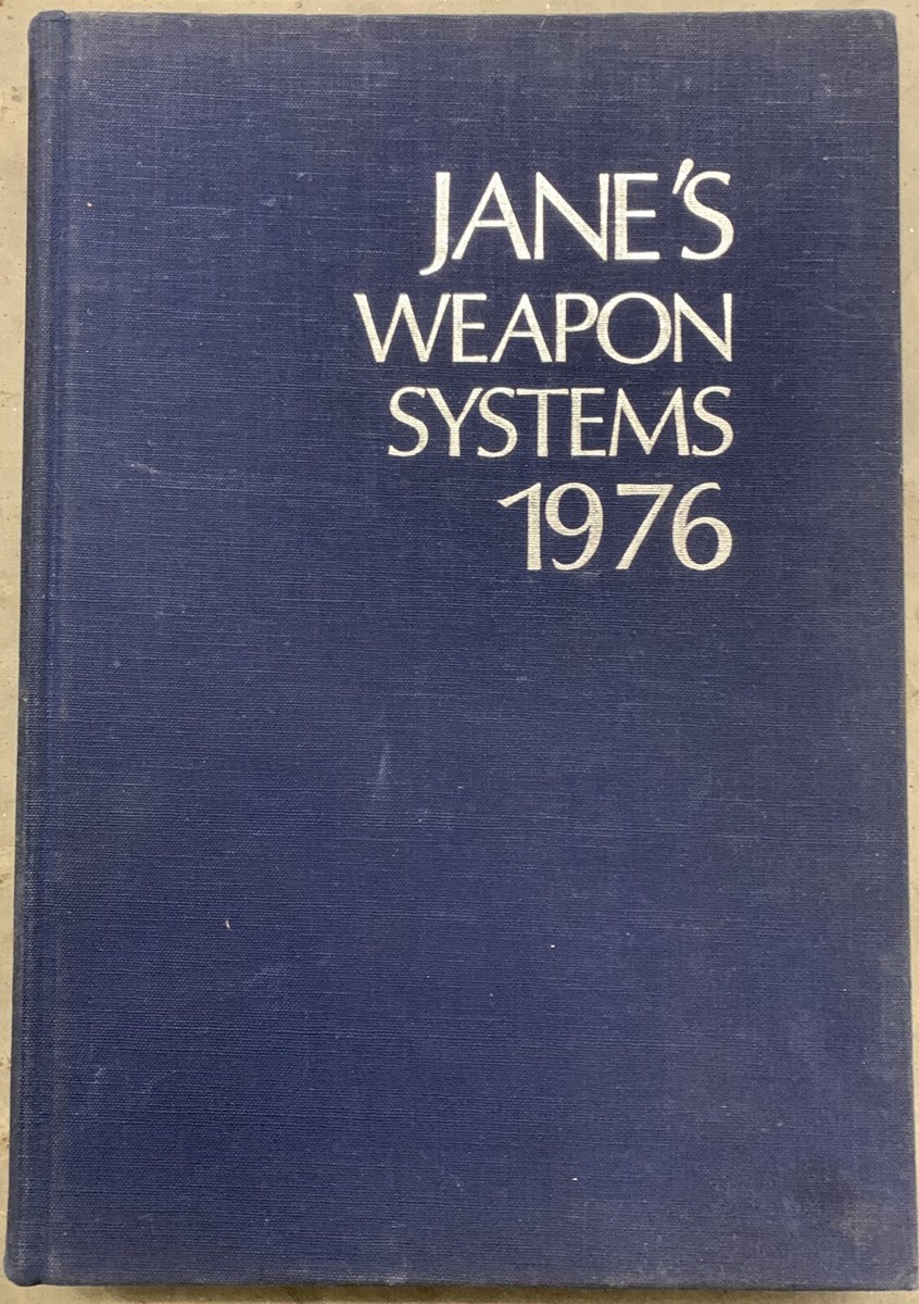 1976 JANE'S WEAPON SYSTEMS REFERENCE BOOK, MILITARY, WAR, WARFARE