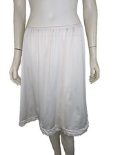 Half Slip Vintage Vanity Fair Lingerie Nylon Undergarments USA Skirt Floral L