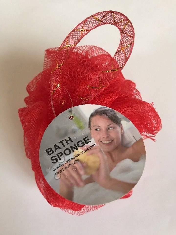 Bath Shower Mesh Loofah Exfoliating Sponge Assorted Colors Yellow Green ...