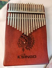 Kalimba K-Singo 17key Thumb Piano.  Mahogany