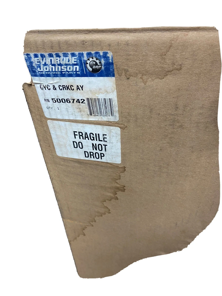 Evinrude, ETEC, 75hp 90hp crankcase assy 5006742, new block, power  