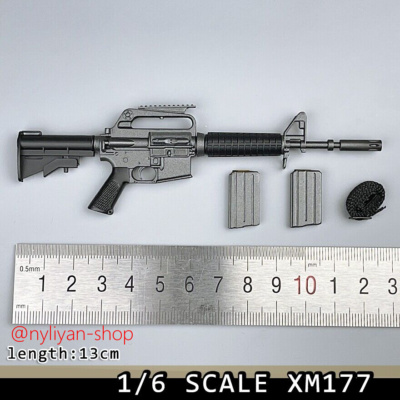 1/6 Male WWII XM177Gun Rifle Weapon Model Fit 12''Soldier Figure