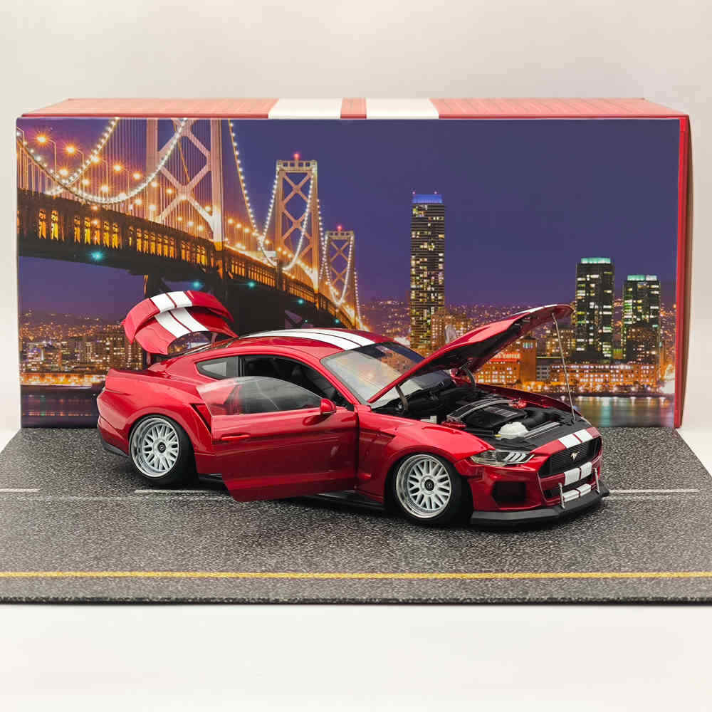 限定値下げDIECAST MASTERS FORD MUSTANG GT2019 DM 1/18 Model Replicas Ford Mustang GT 2019 Orange Fury RHD