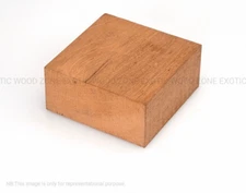 Spanish Cedar Bowl 6x 6x 3- Woodturning Square Carving Blank– Free US Shipping