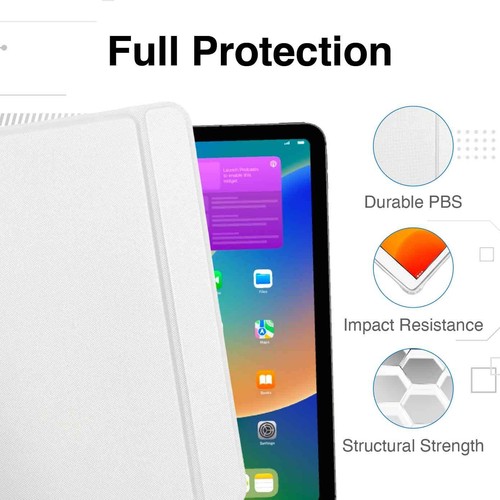 Combo de teclado inalámbrico y funda protectora láser iPad 10,9" blanco - Imagen 4 de 12