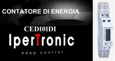 Contatore di energia monofase misuratore energia Contascatti ipertroni METER-1DI