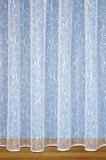 Net Curtains Straight Base With Slot Top ~ Sold By The Metre ~ White Net Curtain