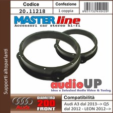 SUPPORTI ALTOPARLANTI DIAM. 200 mm SEAT LEON DA 2012 IN POI ADATTATORI ANTERIORI