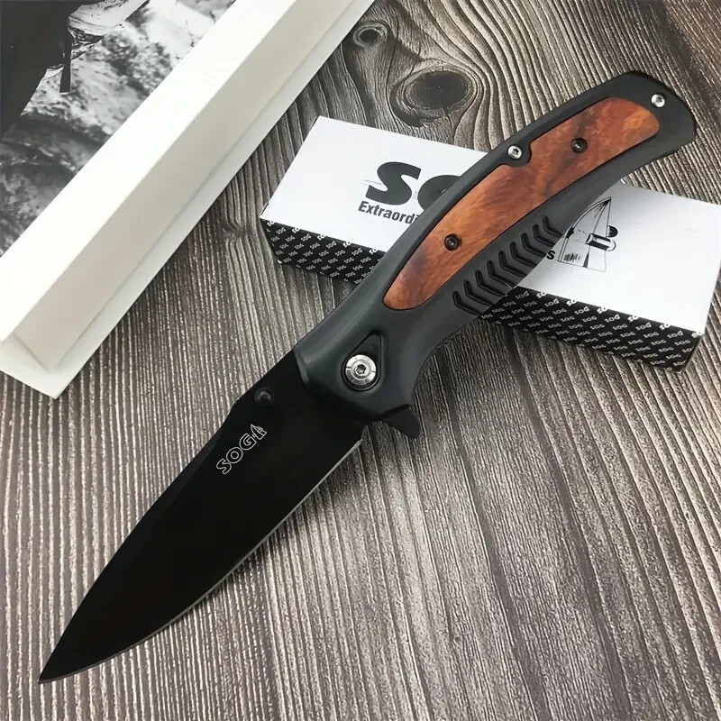 SOG TACTICAL DA315 EDC / Survival 440 Stainless Steel Folding