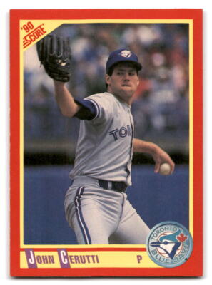 John Cerutti 1990 Score Baseball #429 Toronto Blue Jays