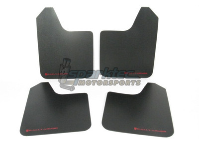 Rally Armor Universal Basic Mud Flaps Black with Red Logo Car/Truck/SUV ALL NEW