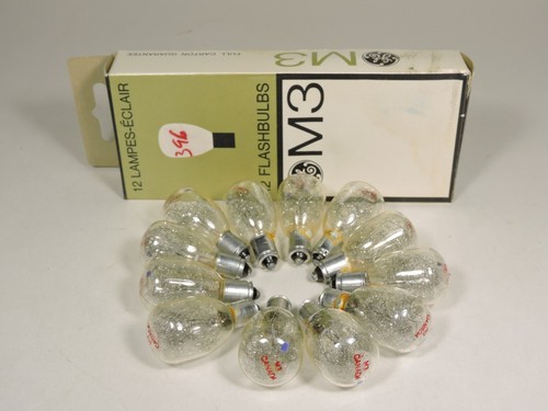 12 Vintage Camera General Electric GE M3 Clear Flash Bulbs | eBay