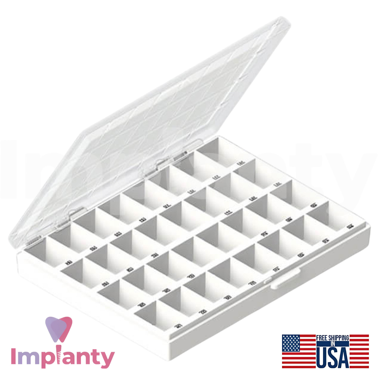 Morelli 0rthodontics Dental Brackets White Easy Identification Organizer