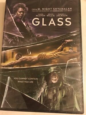 Glass (DVD, 2019) James McAvoy, Bruce Willis, Samuel Jackson, Thriller  191329085462|